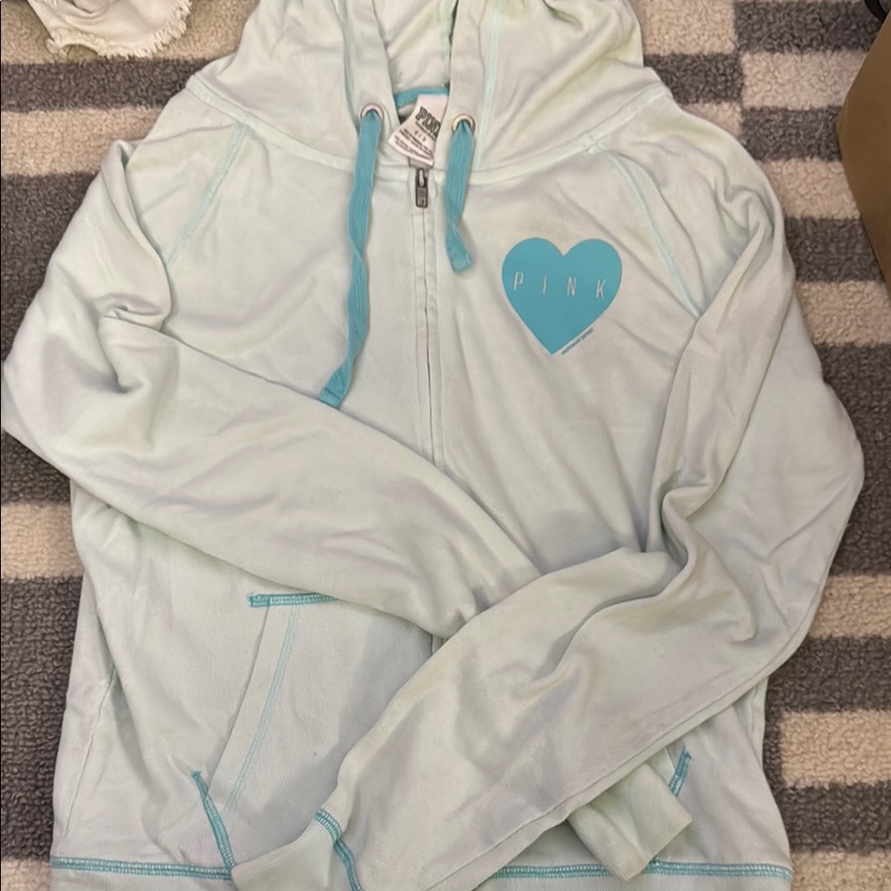 Victoria's Secret Light Blue Hoodie
